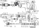 Bosch 0 601 176 003  Percussion Drill 220 V / Eu Spare Parts